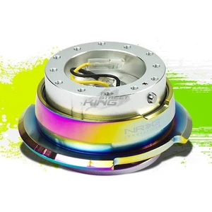 NRG CAR/UTV STEERING WHEEL QUICK RELEASE ADAPTOR GEN 2.8 SILVER+IRIDIUM RING - Bild 1 von 1