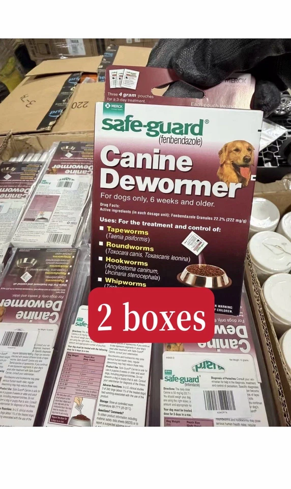 Desparasitador de perros protector de caja fuerte 1 g paquete de 3 caducidad 01/2026 hecho en Austria envío rápido Foto 1 de 4