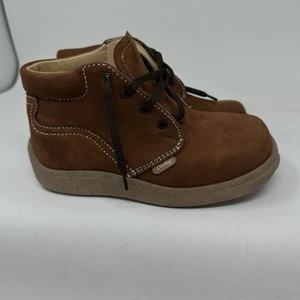 VTG ANKLE BOOTS YOUTH Size 20/5 ORIGINAL DINKY LEATHER SHOES RARE! Excellent - Picture 1 of 9