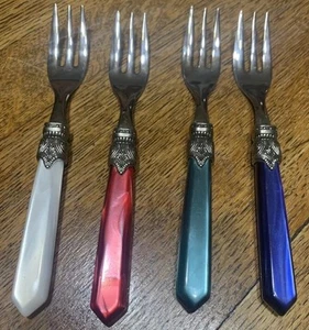 Set Of 4 INOX 18/10 ITALY 6” Forks - Picture 1 of 5