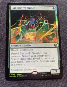 MTG Marvel's Spider-Man - Foil promozionale ragno radioattivo # 0285  - Foto 1 di 1