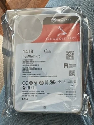 Seagate IronWolf Pro 3.5" SATA 6Gb/s 7200 RPM ST14000NT001 14TB Hard drive HDD - Image 1 of 4