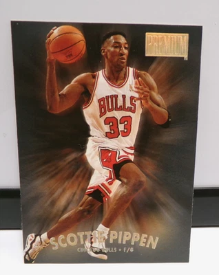 1997 Skybox Basketball # 48 Scottie Pippen Bulls NM - Image 1 of 2