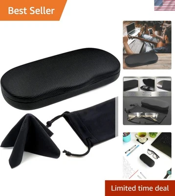 Estuche para gafas de cuero sintético de ajuste universal - Regalo ideal para amantes de las gafas con estilo Foto 1 de 4