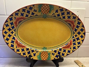 Laure Japy Grenade 14” OVAL PLATTER Serving Plate Limoge - Picture 1 of 6