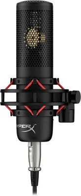 HyperX ProCast Microphone Large Diaphragm Condenser Mic XLR Connection Black - Image 1 of 4