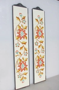 Ceramic Art Nouveau Fireplace Tiles Set of 10 Antique Victorian STYLE Tile - Picture 1 of 24