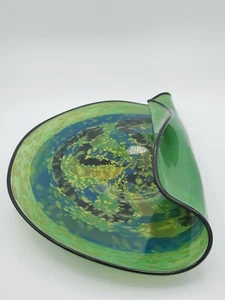 Ioan Nemtoi Studio Art Glass Platter - 11" - Picture 1 of 4
