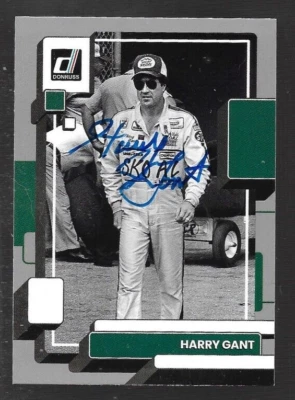 Harry Gant signed 2023 DONRUSS Gray trading card NASCAR GREAT #115 - Image 1 of 2