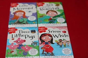 Reading with Phonics - Fairy Tale Collection - x4 Hardback Books - VGC - Bild 1 von 11