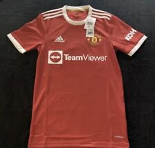 Adidas Manchester United Size XS Soccer Home Jersey 21-22 H31090 MSRP $130