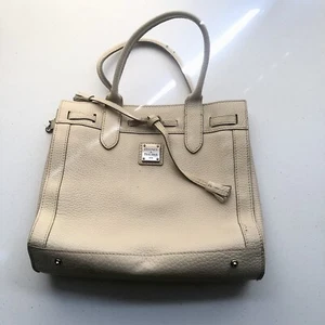 Dooney and Bourke Handtasche Off White Portemonnaie Ivory Pebbled Leather - Bild 1 von 21