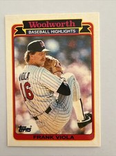 TOPPS WOOLWORTH 1989 MLB Card  FRANK VIOLA #3 EX-NM! ⚾️