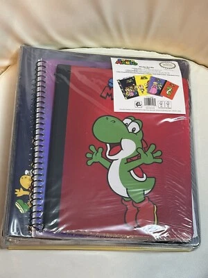 Carpeta Super Mario, carpeta portafolio, libro de composición y cuaderno de temas paquete Foto 1 de 4