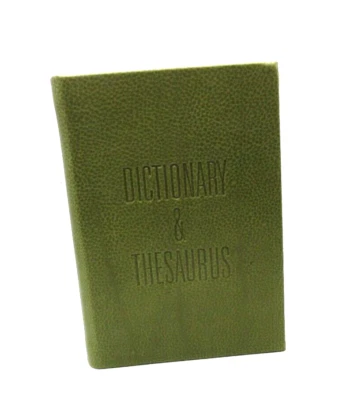 Merriam-Webster's 2020 Dictionary and Thesaurus Leather Bound Hardcover - Image 1 of 4