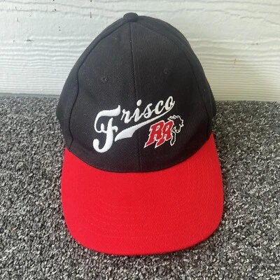 Frisco RoughRiders Hat Cap Men Black MILB Adjustable Embroidered Logo Baseball - Image 1 of 4