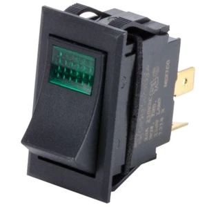 Lincoln 369432 Rocker Switch On/Off Green Lighted Replacement - Free Shipping - Picture 1 of 1