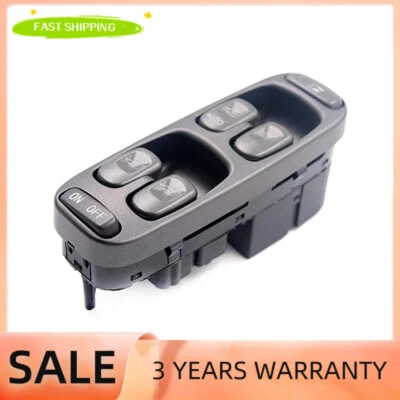 LH Driver Side Front For Volvo S70 V70 1998-2000 Master Power Window Switch NEW Foto 1 de 4