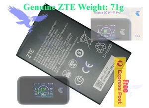 Genuine ZTE Battery for Telstra 5G Wi-Fi Pro ZTE MU500 Li3945T44p4h815174 Exp - Picture 1 of 3