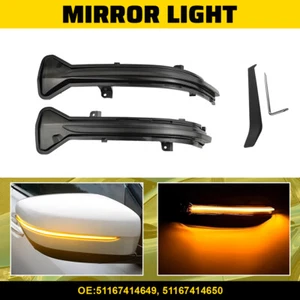 2x Sequential LED Mirror Turn Signal Puddle Light For BMW 6 Series G32 2017-2023 - Picture 1 of 15