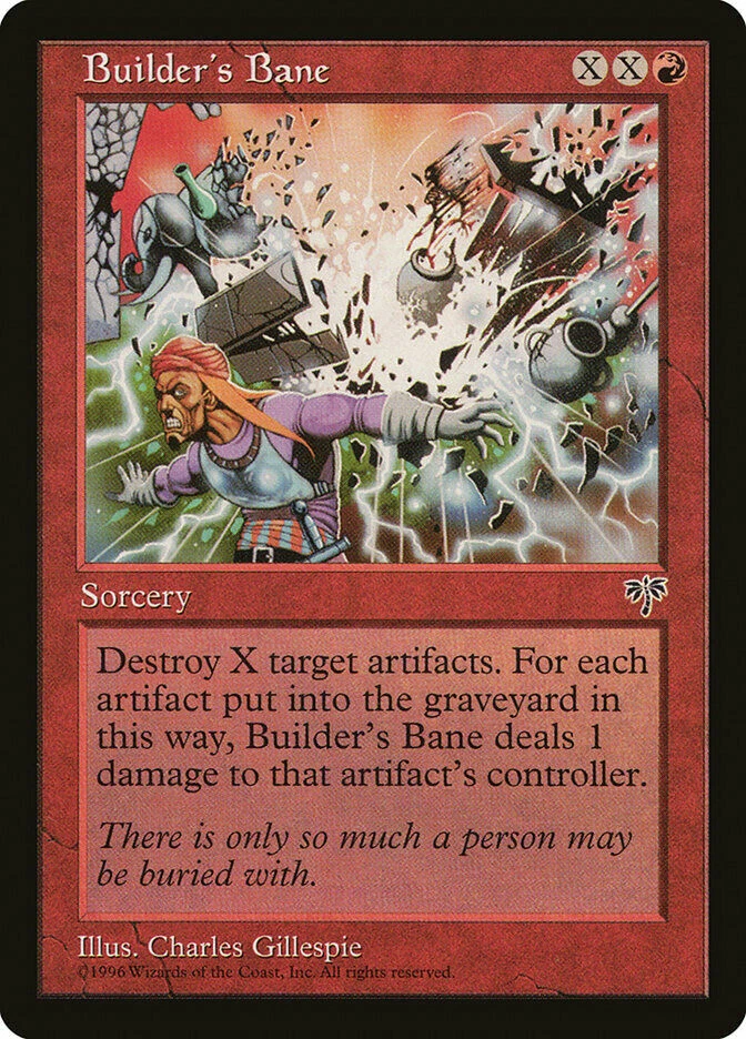 MTG - 4 x Builder's Bane - Playset 4x x4 - Mirage Regular - Image 1 of 1