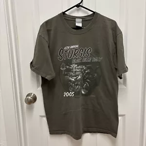 2005 Sturgis 65th Black Hills Rally South Dakota Motorcycle Large - Picture 1 of 5