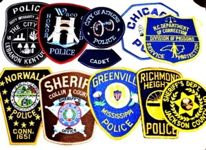 LOT 0F 10 GROUP SET TRADERS COLLECTION Sheriff Police Patch DIFFERENT ASSORTED - Picture 1 of 1