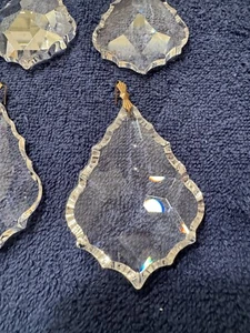 Vintage Chandelier Crystal Prism French Pendalogues, 6 Available - Picture 1 of 5