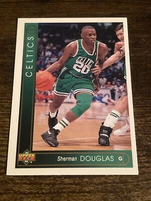 1993-94 Upper Deck Boston Celtics Basketball Card #125 Sherman Douglas L8697* - Image 1 of 2