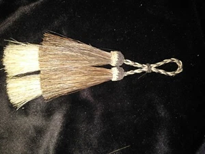 Shoefly horse hair triple brown colors fancy work 6 in long double - Picture 1 of 4