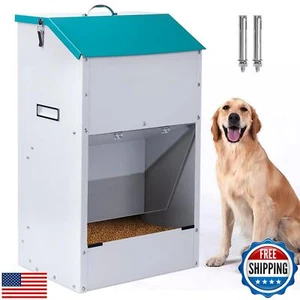 KHEARPSL Futterautomat für große Hunde Outdoor 50Lbs Hundefutterspender - Bild 1 von 5
