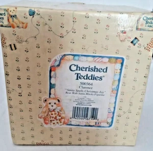 Cherished Teddies 500364 CLARENCE "Santa Spells Christmas Joy" I Love Santa 1998 - Bild 1 von 4