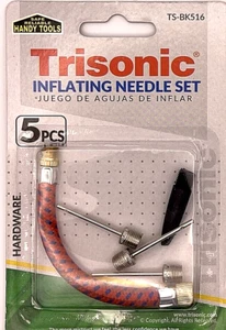 Hand Pump Inflating Needle Set 5pcs Ideal for Inflating Most Ball,Bicycle Tires. - Picture 1 of 3