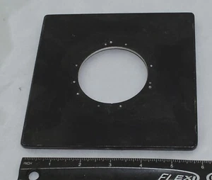 Calumet 50115 C1 8x10 Metal 151mm 6" Square Lens Board with 2 1/2" Opening - Picture 1 of 2