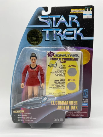Star Trek Lt Commander Jadzia Dax Playmates Action Figure, Sealed 1997 Cover