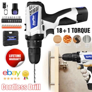 Cordless Drill Electric Screwdriver Rechargeable Small Hand Drill 2-Speed 16.8V - Picture 1 of 12