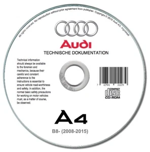 Audi A4 B8 (2008-2015) manuale officina workshop manual su cd - Foto 1 di 9