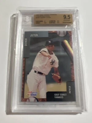 1992 gulf coast yankees fleer/procards #3797 derek jeter beckett 9.5. RARE - Image 1 of 2