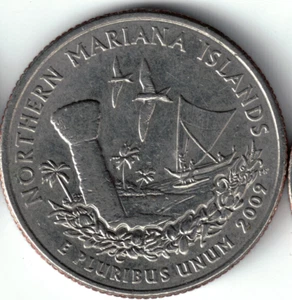 USA - 2009D - Washington ¼ $ - Northern Marianas - Rare - #19927 - Picture 1 of 2