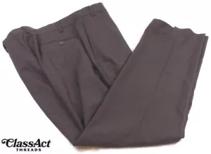 LAUREN RALPH LAUREN Pantalone Uomo Etichetta Nera Marrone Nero a Quadri 40" X 30" - Foto 1 di 5
