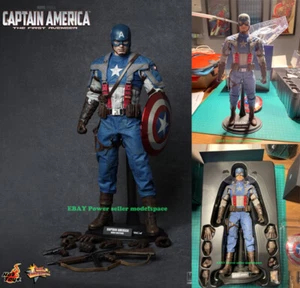 Figura de acción HotToys HT 1/6 MMS156 Capitán América Steve Rogers 1.0 EN STOCK - Imagen 1 de 12
