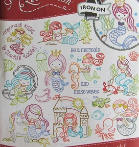 Stitchers Revolution MERMAID WISHES Stickerei Transfer Muster 32 Beach Fantasy - Bild 1 von 2