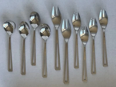 Столовые приборы Supreme APERTO 18/8 из нержавеющей стали японские вилки ложки - Изображение 1 из 4