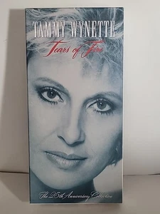 Tammy Wynette Tears of Fire 25th Anniversary Collection 3 Disc CDBooklet Box Set - Picture 1 of 4