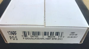 Three Unc 25c Rolls 2017 ~ P D S ~ Fred Douglass Nat Hist Site ~ Estados Unidos como nuevo sellado - Imagen 1 de 4