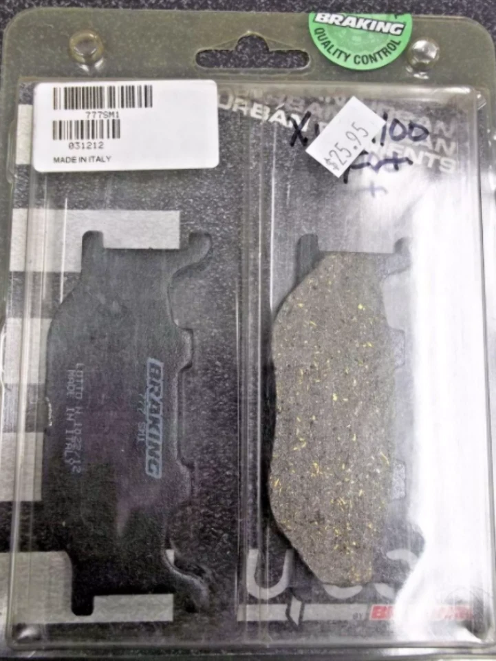 NUEVO JUEGO PASTILLAS FRENO URBANO 777SM1 VIRAGO 250 V STAR 1100 FZ6 TMAX FZ600 Foto 1 de 4
