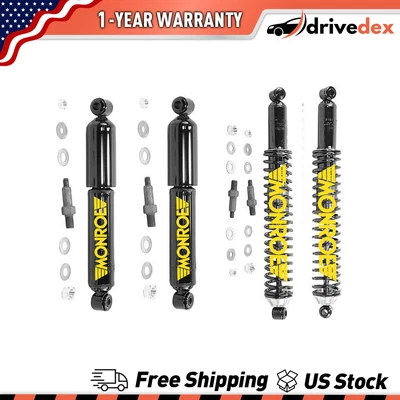 Front Rear Monroe Shocks Absorbers For 1975 1976 1977 1978 GMC C25 - Image 1 of 4