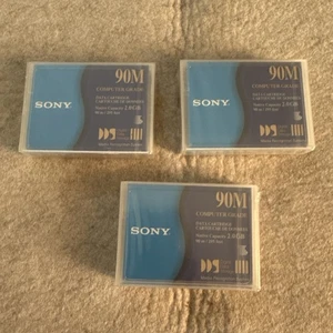 3x 2GB NEU & VERSIEGELT Sony DDS PREMIUM DAT Datenbänder/Patronen 90P - Bild 1 von 2