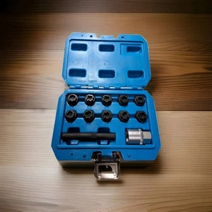 Wheel Lock Lug Nut Key Socket Set Remover Anti-Theft Tool Kit for Mercedes Benz - Bild 1 von 7