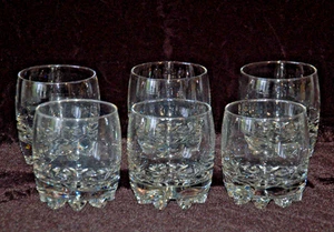 Set of 6 On-the-Rocks ~ Bormioli Rocco,  Galassia ~ 18 oz Clear Glass ~ Italy - Picture 1 of 4